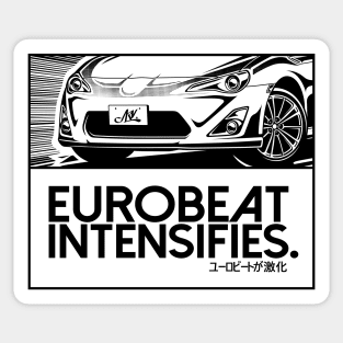 EUROBEAT INTENSIFIES - GT86 Sticker